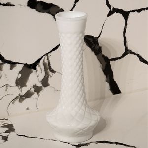 Vintage Randall 9” Milk Glass Vase